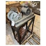ELECTRIC WINCH ON STAND 24IN X 12IN X 39IN