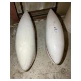 TWO AIR CRAFT WHEEL COVERS 36IN X 9IN X 13IN
