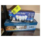 GROUP OF NEW LIGHTBULBS, SMART