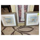 GROUP OF 3 FRAMED PRINTS, 19 IN X 20 IN AND 22 IN