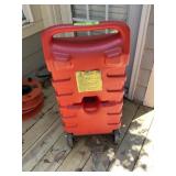 14 GALLON ROLLING GAS CAN WITH CADDY