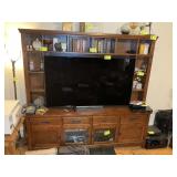 ENTERTAINMENT CENTER, APPROX 84 IN X 20 IN X 78 IN