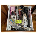CONTENTS OF MIDDLE DRAWER LEFT OF STOVE INCLUDING
