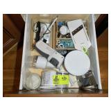 CONTENTS IN BOTTOM DRAWER LEFT OF STOVE INCLUDING,