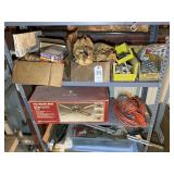 REMAINING CONTENTS ON SHELVES, SCREWS AND FASTENER