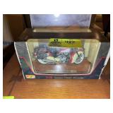 INDIAN CHIEF DIECAST MOTORCYCLE IN CASE AND AUTOGR