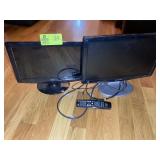 TWO FLAT SCREEN TV