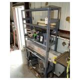 METAL SHELF 36IN X 12IN X 75IN NO CONTENTS
