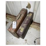 PAIR OF LEATHER BRIEFCASES