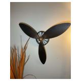 GROUP OF DECORATIVE ITEMS, AIR PLANE PROPELLER, VA