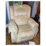 LAZYBOY UPHOLSTERED ROCKER RECLINER, 44 IN SEAT BA