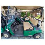GREEN 38 EZ GO TXT 48 V GOLF CART, LIGHT SCRATCHES