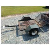 SINGLE AXEL UTILITY TRAILER, 36 IN X 42 IN X 22 IN