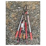 GROUP OF GARDEN PRUNERS