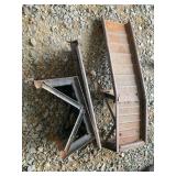 PAIR OF METAL CAR RAMPS