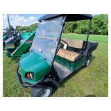 GREEN CUSHMAN HAULER 1200 WITH MANUAL DUMP GAS CAR