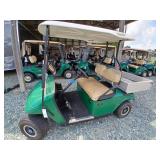 GREEN 17 EZ GO TXT 48 V GOLF CART, WITH CHROME WOR