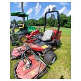 TORO GROUNDS MASTER 3500D WITH KUBOTA DIESEL. SIDE