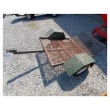 SINGLE AXLE UTILITY TRAILER, 36 IN X 42 IN X 22 IN