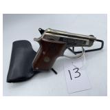BERETTA MODEL 21A SN DAA028660 .22 LR CAL SILVER W