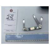 CASE XX 3318CB STOCKMAN FOLDING POCKET KNIFE, 3 BL