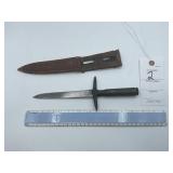 CUSTOM BULLET HANDLE KNIFE, APPROX 6 IN BLADE, 10