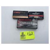 GROUP OF 3 HERTERS, PMC, WINCHESTER 380 AUTO 90 AN