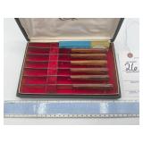 CASE XX STEAK KNIFE SET M254, 6 PC, IN BOX WITH OR