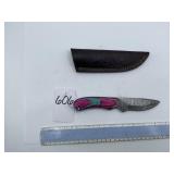 XROSSROADS CUTLERY HANDMADE DAMASCUS STEEL FIXED B