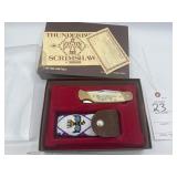 SCHRADE CUTLERY THUNDERBIRD SCRIMSHAW FOLDING POCK