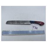 XROSSROADS CUTLERY HANDMADE DAMASCUS STEEL FIXED B