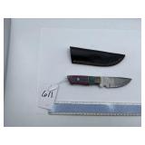 XROSSROADS CUTLERY HANDMADE DAMASCUS STEEL FIXED B