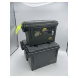 GROUP OF 3 PLASTIC AMMO CANS BY AMERICAN EAGLE