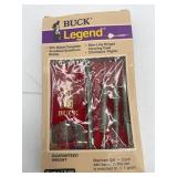 BUCK LEGEND DART SET, MADE IN NEW ZEALAND