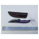 XROSSROADS CUTLERY HANDMADE STEEL FIXED BLADE KNIF