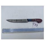 XROSSROADS CUTLERY HANDMADE DAMASCUS STEEL FIXED B