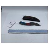 XROSSROADS CUTLERY HANDMADE DAMASCUS STEEL FIXED B