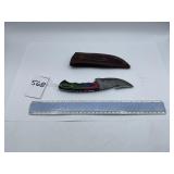 XROSSROADS CUTLERY HANDMADE DAMASCUS STEEL FIXED B