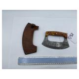 XROSSROADS CUTLERY HANDMADE DAMASCUS STEEL CHOPPIN