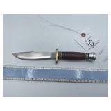 MARBLES FIXED BLADE HUNTING KNIFE WITH WRAPPED LEA