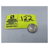1944 WALKING LIBERTY HALF DOLLAR NO MINT MARK