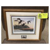 FRAMED AND MATTED 2001 NORTH CAROLINA MIGRATORY WA