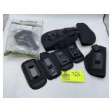 TWO INSIDE THE WAISTBAND HOLSTERS, SMALL 380 CALIB