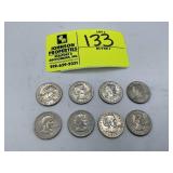 GROUP OF EIGHT 1979 SUSAN B ANTHONY DOLLAR COINS M