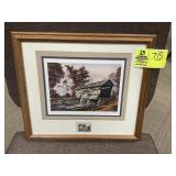 FRAMED AND MATTED 1999 NORTH CAROLINA MIGRATORY WA