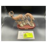 THE DANBURY MINT WHITETAIL BUCK SCULPTURE TITLED T