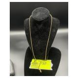 APPEARS TO BE MARKED 14K YELLOW GOLD ROPE CHAIN NE