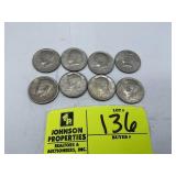 GROUP OF KENNEDY HALF-DOLLARS INCLUDING 1980 MINT
