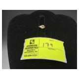 APPEARS TO BE MARKED 18K GOLD CITRINE AND DIAMOND