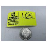 1880 MORGAN SILVER DOLLAR MINT MARK S